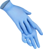 Одноразові рукавиці XoKo нітрилові без пудри Розмір XL 10 шт. Блакитні (9869201152243) - зображення 4