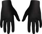 Одноразовые перчатки XoKo нитриловые без пудры Размер XL 10 шт Черные (9869201152250) - изображение 2