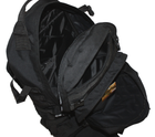 Тактический туристический супер-крепкий рюкзак трансформер 45-65 литров чёрный Кордура POLY 900 ден 5.15.b с поясным ремнем - изображение 7