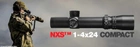 Прицел Nightforce NXS 1-4x24 F2 0.250 MOA сетка FC-3G с подсветкой - изображение 4