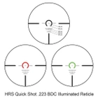 Прицел оптический Barska Level HD 1-4x24 (IR HRS .223 BDC R/G) - изображение 3