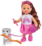 Кукольный набор Simba Toys Эви Холидей Друг Evi Love 12 см с собачкой и аксессуарами (5733272) (4006592030827) - изображение 1