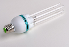 Ультрафіолетова кварцова лампа LGL бактерицидна дезінфікуюча для домашньої стерилізації 220в потужність 15Вт стандарт Е27 - зображення 1