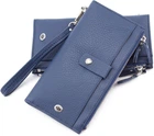 Женский кожаный кошелек ST Leather ST420 LIGHT BLUE new