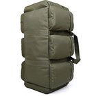 Сумка-рюкзак тактична містка MHZ xs-90l3, 90 л. для подорожей і походів Оливковий - зображення 1