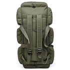Сумка-рюкзак тактична містка MHZ xs-90l3, 90 л. для подорожей і походів Оливковий - зображення 3