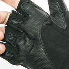 Тактические перчатки митенки с открытми пальцами и усиленным протектором косточек Mechanix (18171/1) Черный - изображение 6