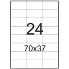 Етикетка самоклеюча TAMA 70*37 (24 аркуші) A4 500 аркушів (12756) - зображення 1