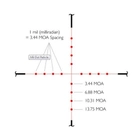Оптичний приціл Hawke Vantage IR 3-9x50 AO (Mil Dot IR R/G) (14232) - зображення 3