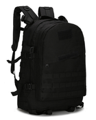 Міський тактичний штурмової військовий рюкзак ForTactic 40 літрів Чорний - зображення 1