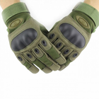 Тактические перчатки Oakley закрытые Хаки M - изображение 2