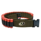 Патронташ-пояс для 25 патронів 12-20 калібру Mossy Oak Shotgun Shell Belt Зелений (MO-SSB-GR) - зображення 1