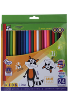 Олівці кольорові ZiBi Kids Line 24 кольорів (ZB.2416)