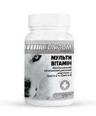 Вітаміни UNICUM premium для собак мультивітамін 100табл. 100г