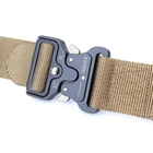 Ремень тактический Assault Belt с металлической пряжкой 145 см Песочный - изображение 4