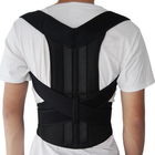 Грудопоясничный корсет корректор правильной осанки Back Pain Need Help Черный для ровной спины от сутулости - изображение 5