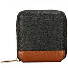 Маленький чорний жіночий гаманець Smith & Canova 26803 BLK-TAN Althorp