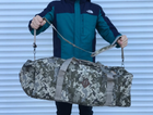 Тактический военный дорожный рюкзак сумка Oxford 60 л Украина Пиксель (1164) - изображение 4