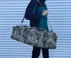 Тактический военный дорожный рюкзак сумка Oxford 60 л Украина Пиксель (1164) - изображение 6