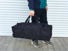 Тактический военный дорожный рюкзак сумка Oxford 60 л Украина Black (1161) - изображение 3