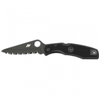 Ніж Spyderco Pacific Salt Spyderedge black (C91SBBK)