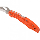 Нож Spyderco Byrd Large Rescue 2, серрейтор, orange (BY17SOR2) - изображение 5