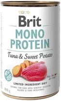 Вологий корм для собак Brit Mono Protein Dog З тунцем і бататом