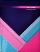 Книга канцелярська Buromax Modest A4 в клітинку 144 аркуші Темно-синя (BM.24419102-03)