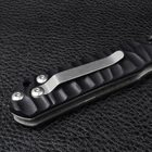 Нож складной Ganzo G717 (длина: 201мм, лезвие: 85мм), черный - изображение 4