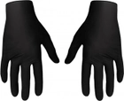 Одноразові рукавички Nitromax нітрилові без пудри 10 шт Чорні, розмір M - зображення 4