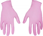 Одноразовые перчатки Nitromax нитриловые без пудры 10 шт Розовые, размер M - изображение 5
