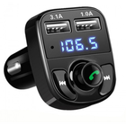 FM трансмітер в автомобіль Модулятор Сагд X8 з Bluetooth MP3 AUX
