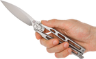 Нож Artisan Cutlery Kinetic Balisong, D2, Steel Silver (27980206) - изображение 5