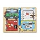 Деревянная доска с защелками и блокировкой Locks Board Melissa&Doug MD19540
