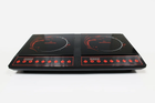 Настольная электроплита индукционная на две конфорки 2000W+2000W Crownberg CB-1329 Черная