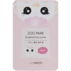 Тканевая маска для лица с экстрактом козьего молока для сияния кожи The Saem Zoo Park Brightening Lamb 25 мл (8806164127797) - изображение 1
