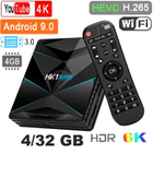 Смарт ТВ приставка TV Box HK1 Super 4Gb/32GB Android 9.0 (2c)