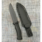 Охотничий антибликовый нескладной нож GR 186/1A 30,5 см для походов, охоты, рыбалки, туризма (GR000X70001868А) - изображение 1