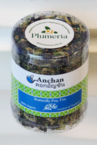 Тайский синий чай Plumeria лечебный Анчан Butterfly Pea Tea в тубе, 50 гр - изображение 1
