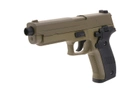 Пістолет SIG sauer P226 Metal Slide Cyma CM.122 AEP Tan (Страйкбол 6мм) - зображення 9