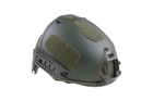 Шолом страйкбольний Ultimate Tactical Air Fast Helmet Replica Olive Drab - зображення 4