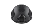 Шолом страйкбольний Ultimate Tactical Air Fast Helmet Replica Black - зображення 3