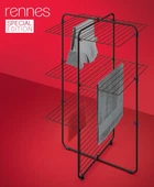 Сушилка METALTEX Rennes для белья черная 72x64x119 см черное эпоксидное покрытие (408073 000)