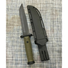 Охотничий антибликовый нескладной нож GR 217/1B 30,5 см для походов, охоты, рыбалки, туризма (GR000X70002178B) - изображение 1