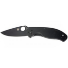 Ніж складний Spyderco Tenacious Black Blade (C122GBBKP) - изображение 1