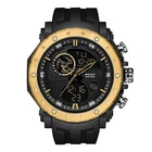 Часи наручні Sanda 6012 Black-Gold