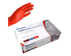 Перчатки нитриловые текстурированные Medicom S 100 шт/уп Красные (MedicomкрасныеM) - изображение 1