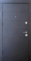 Входная дверь Qdoors Горизонталь Белая шагрень (950х2050) мм квартира