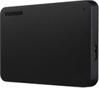 Жесткий диск Toshiba Canvio Basics + USB-C адаптер 2TB HDTB420EK3ABH / HDTB420EK3AB 2.5" USB 3.2 Gen1 External Black - изображение 3