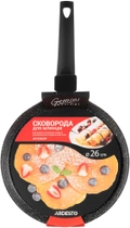 Сковорода для блинов Ardesto Gemini Gourmet 26 см Черная (AR1926GBP) - изображение 5